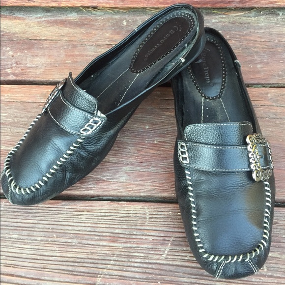 Bare Traps slip on leather shoes with buckle